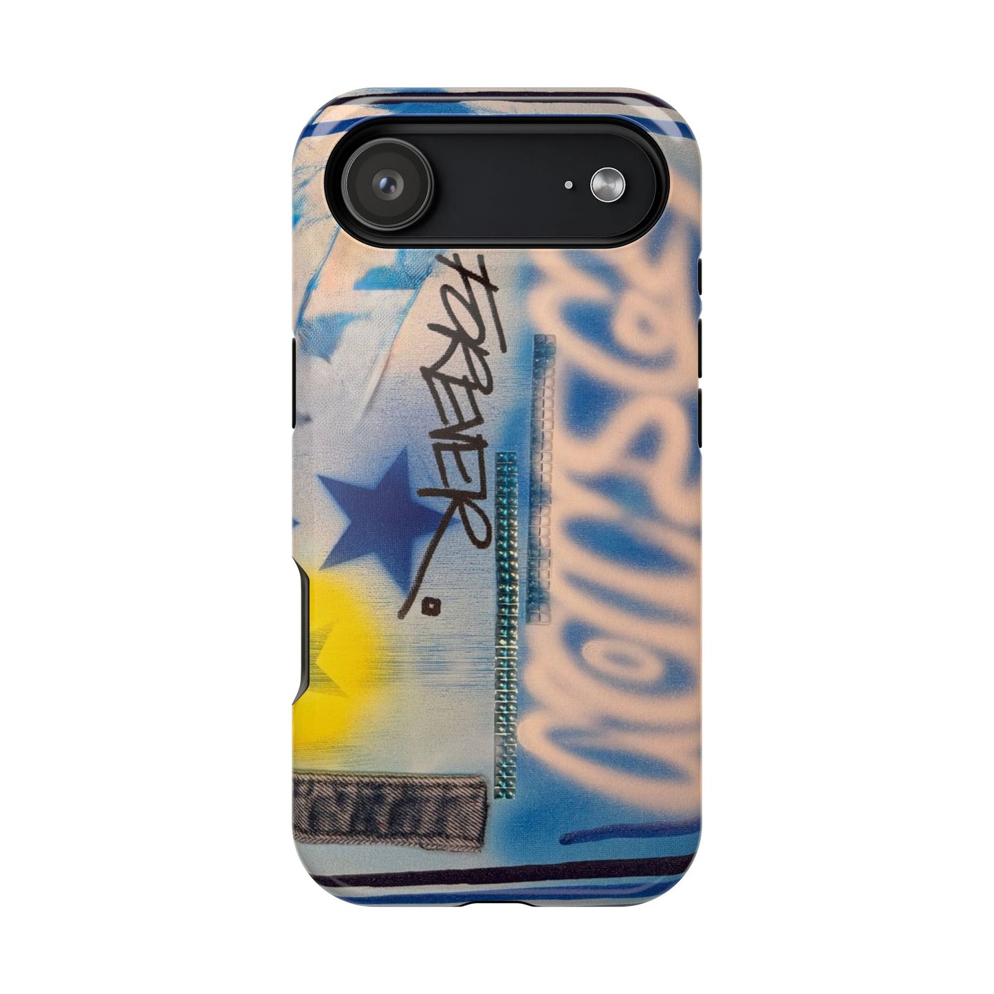 MagSafe "fashion forever" airbrush iPhone case