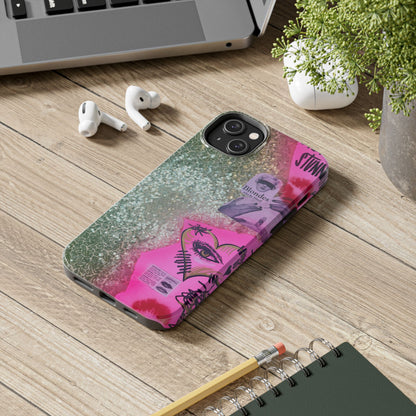 "glitter gloss" airbrush iPhone case