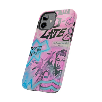 "avant le ski" airbrush iPhone case