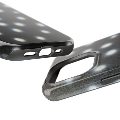 MagSafe "coconut noir polka dot" airbrush iPhone case
