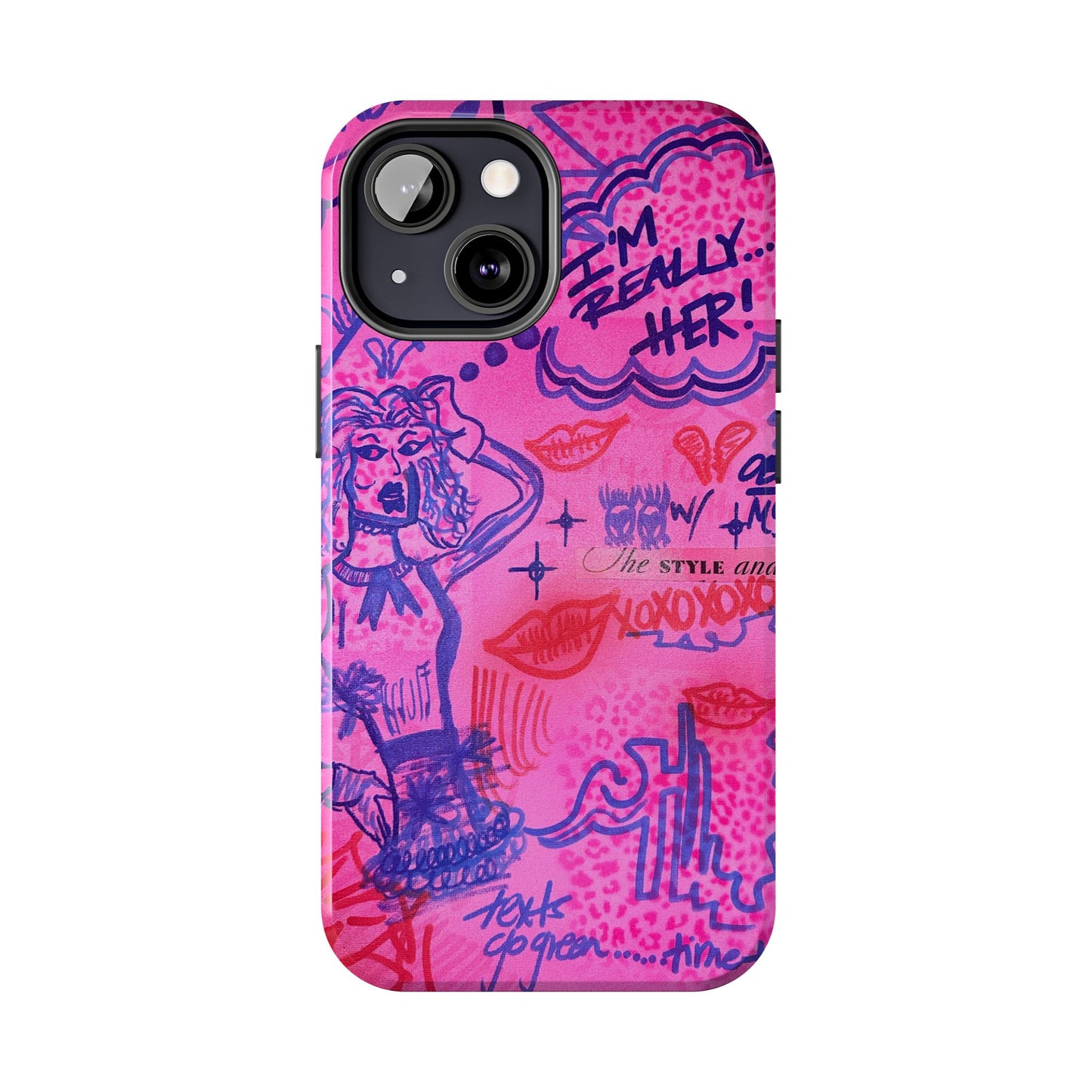 "really "HER!" airbrush iPhone case