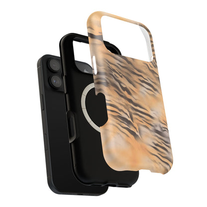 MagSafe "neutral tiger" airbrush iPhone case
