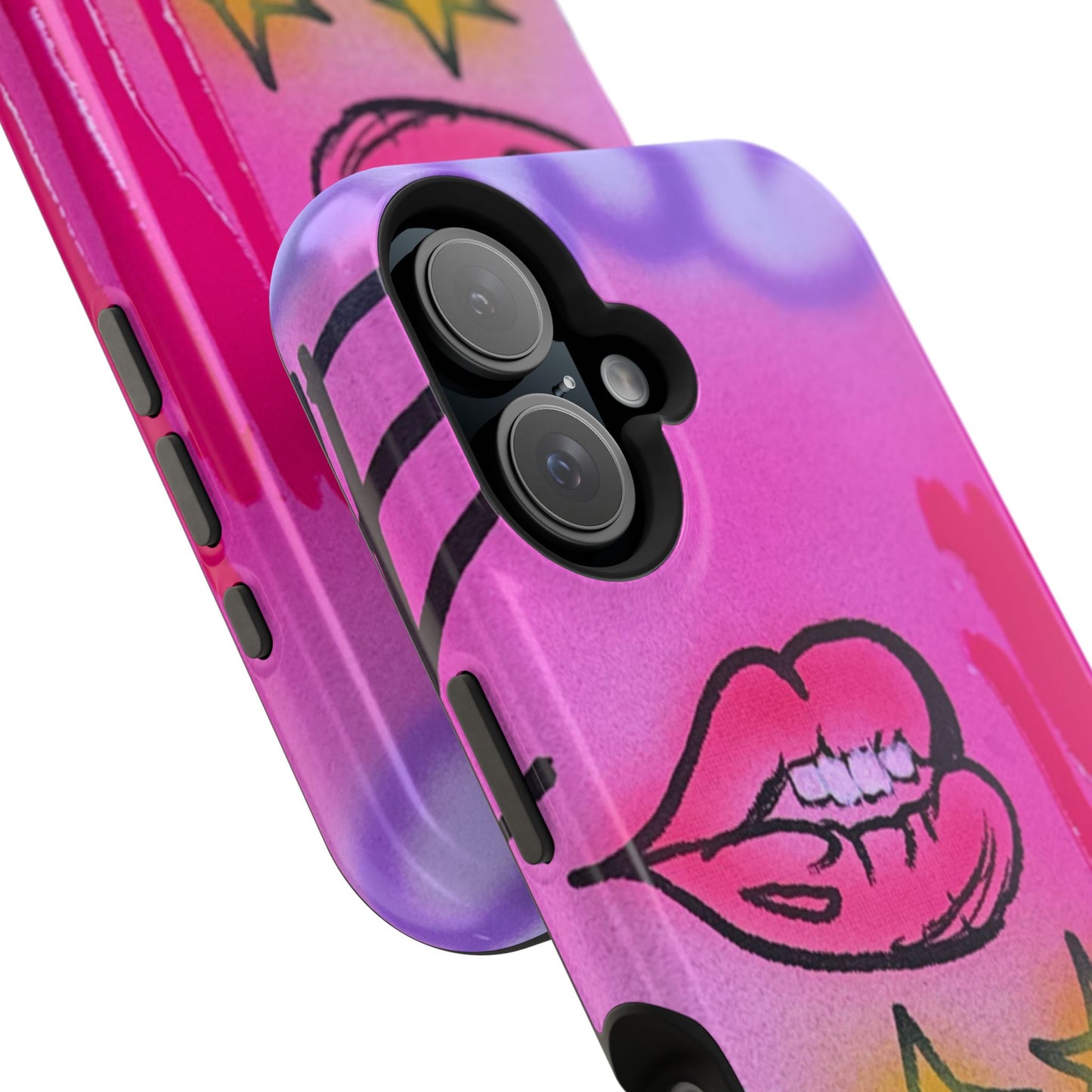 MagSafe "star drip" airbrush iPhone case