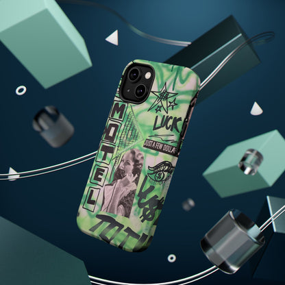 MagSafe "lust over luck" airbrush iPhone case