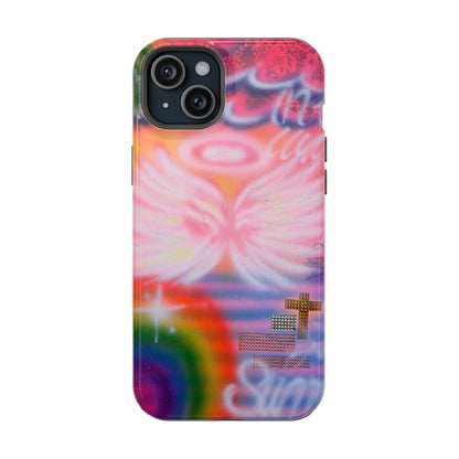 MagSafe "summer bliss" airbrush iPhone case