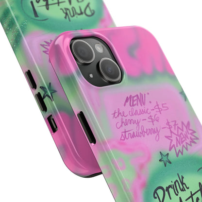 "matcha!" airbrush iPhone case