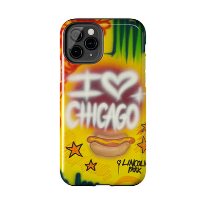 "chicago" airbrush iPhone case