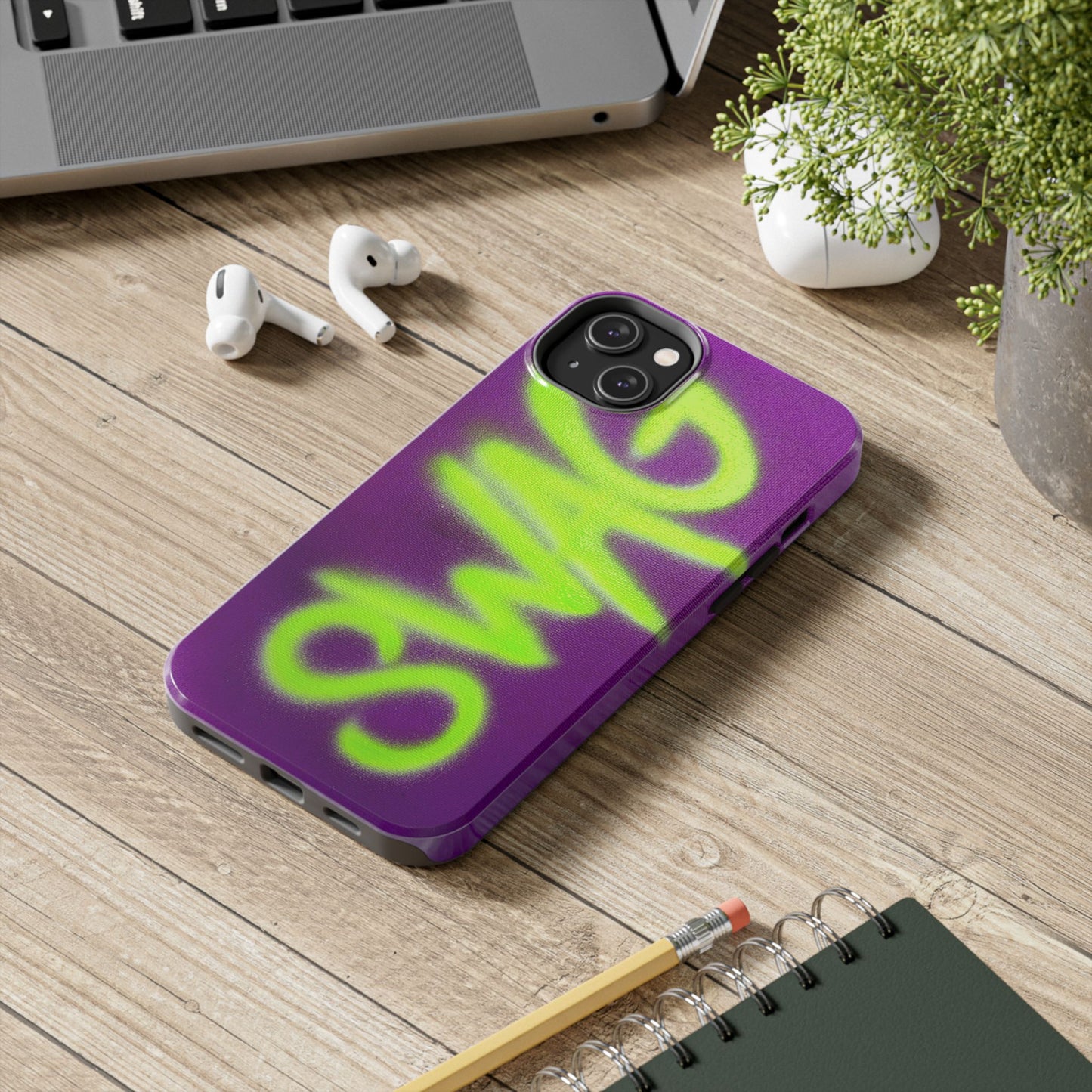 "swag pt. 2" airbrush iPhone case