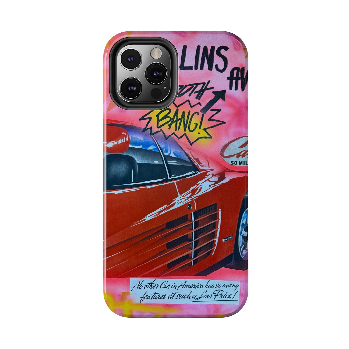 "miami momentos" airbrush iPhone case