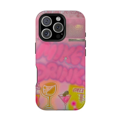 MagSafe "mixed drinks" airbrush iPhone case