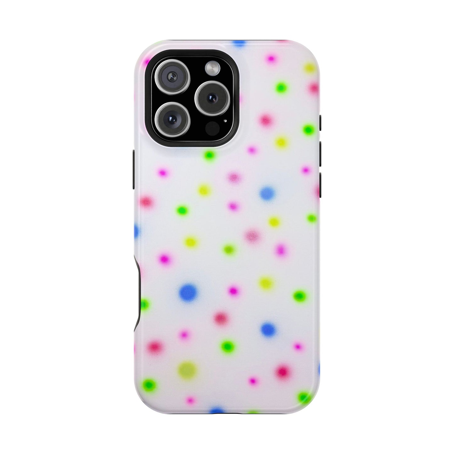 MagSafe "birthday cake polka dot" airbrush iPhone case