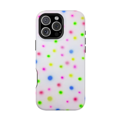 MagSafe "birthday cake polka dot" airbrush iPhone case