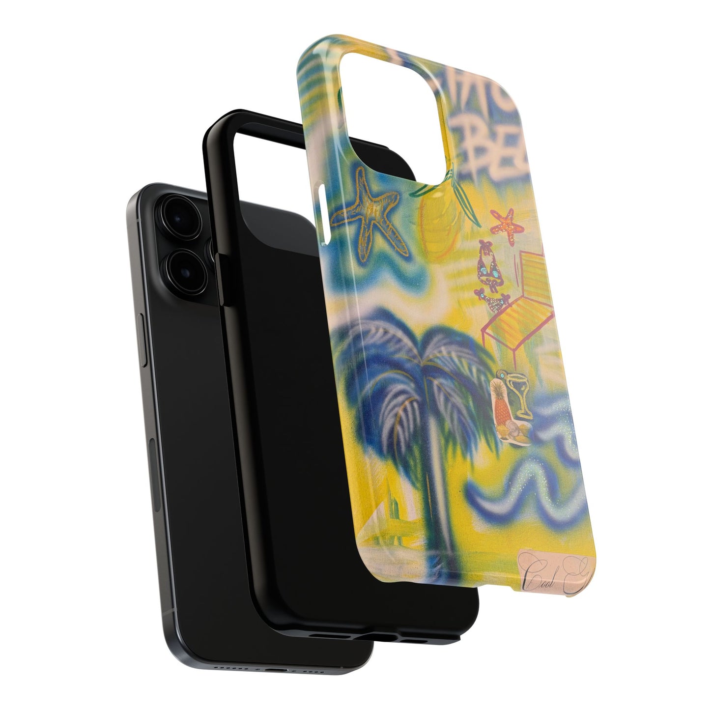 "ciao bella" airbrush iPhone case