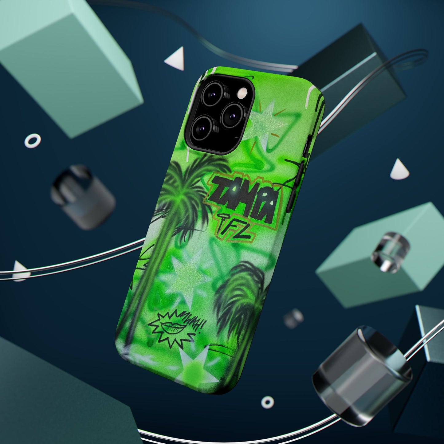 MagSafe "tampa, fl" airbrush iPhone case