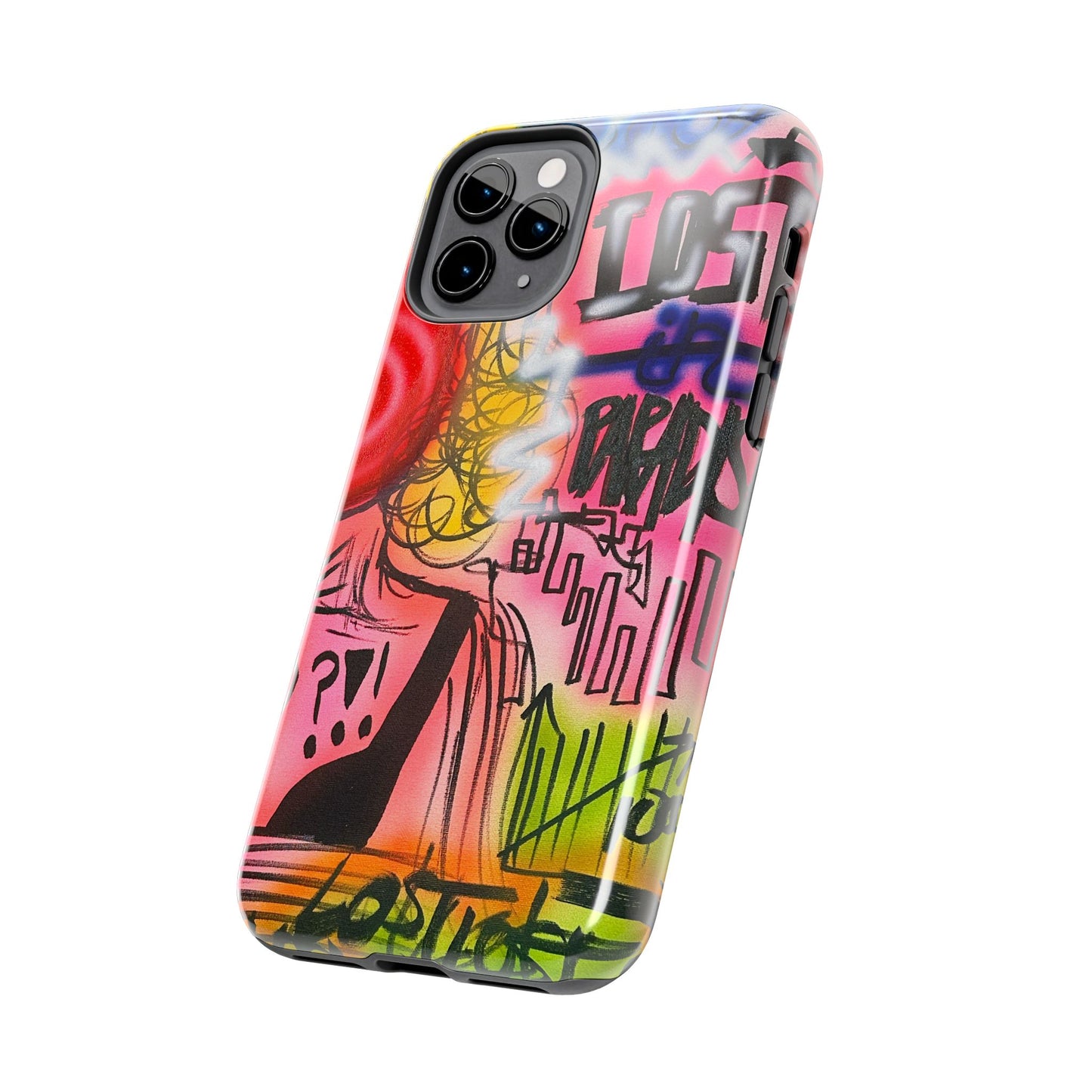 "lost in paradise" airbrush iPhone case