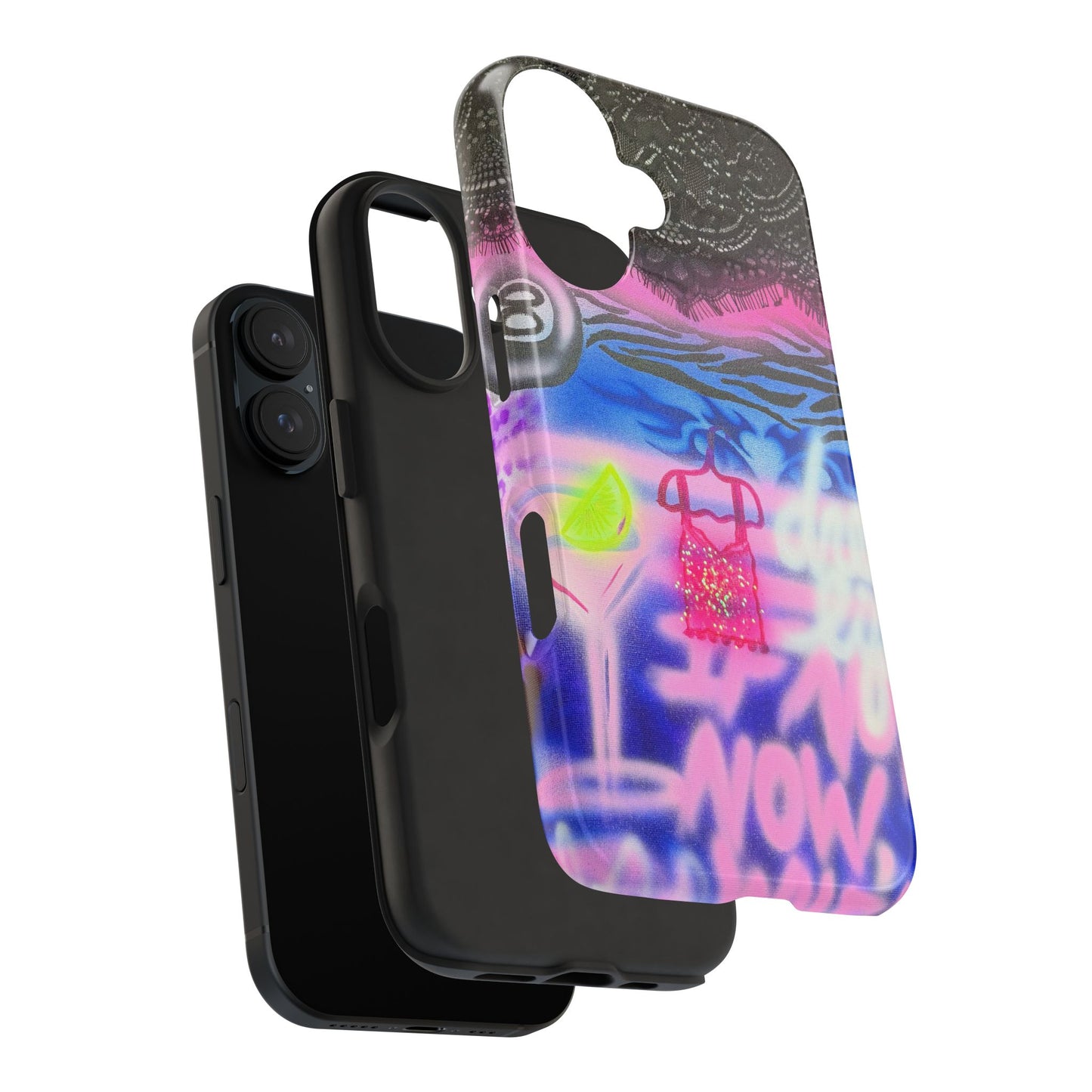 "dream life pt. 2" airbrush iPhone case