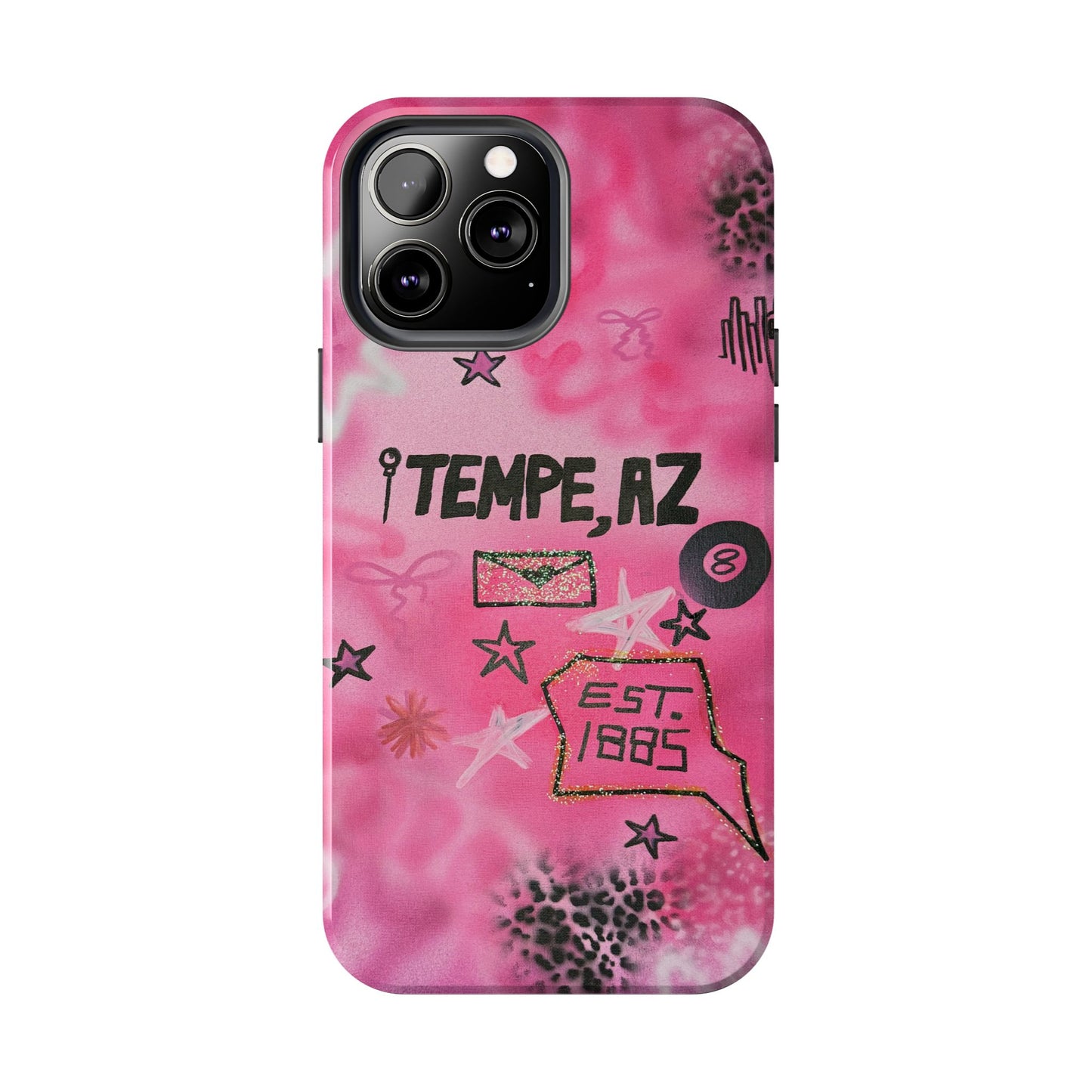 "tempe, az pt. 2" airbrush iPhone case