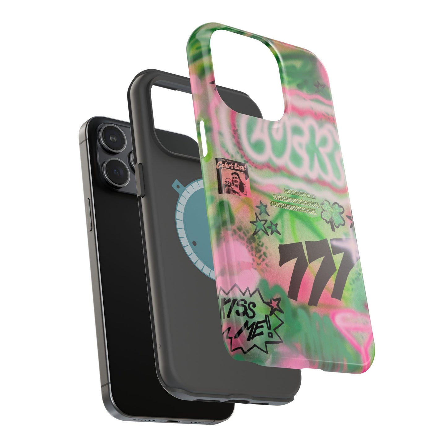 MagSafe "so lucky" airbrush iPhone case