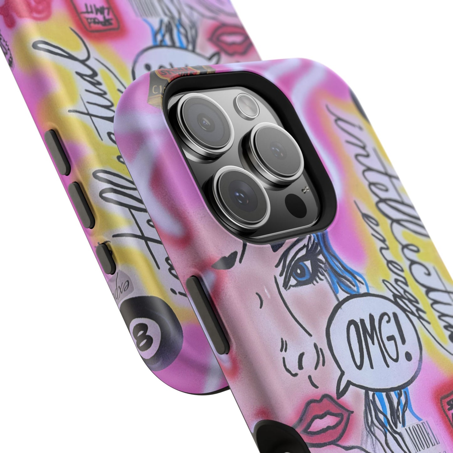 MagSafe "intellektuelle Energie" Airbrush iPhone Hülle