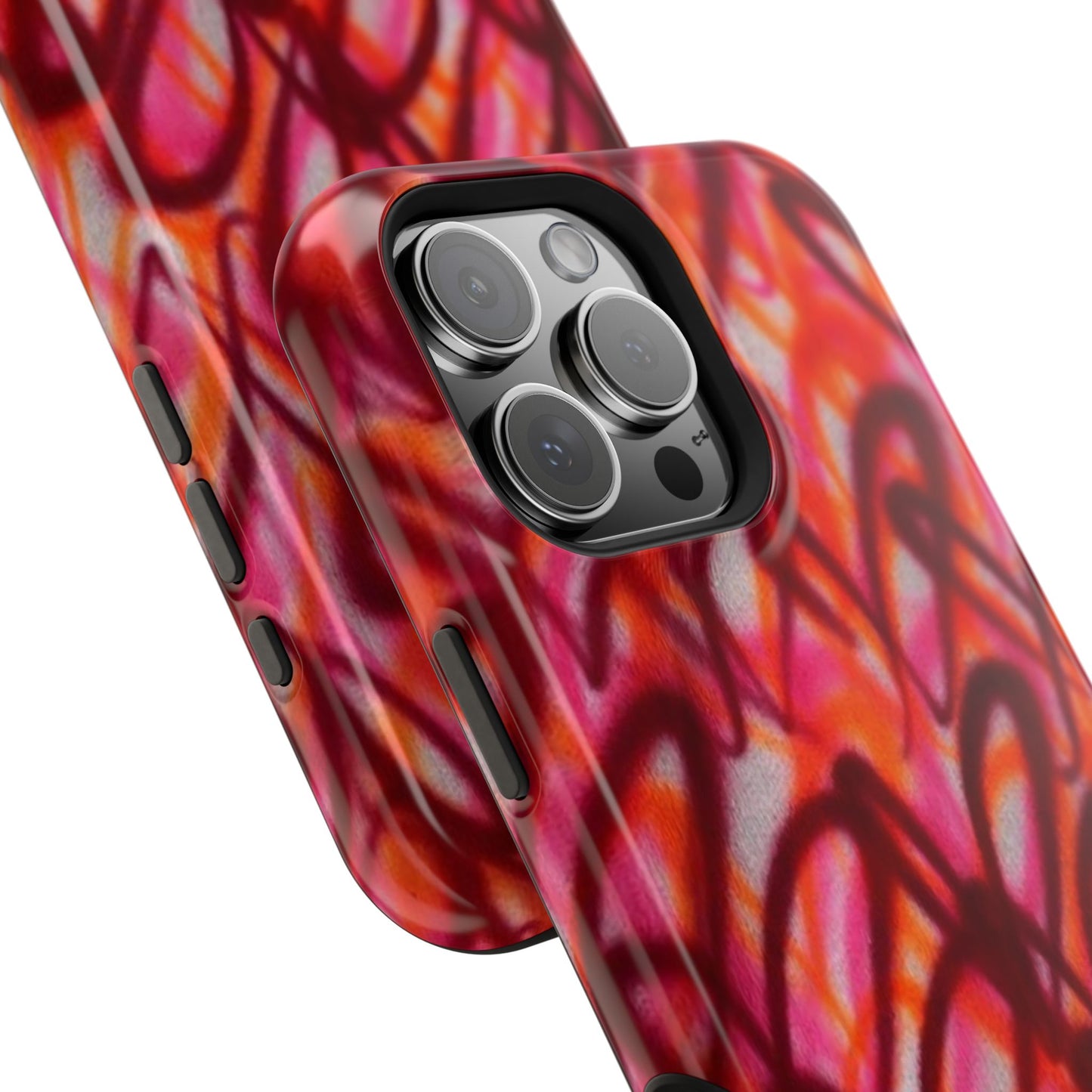 MagSafe „Graffiti Love“ Airbrush iPhone Hülle