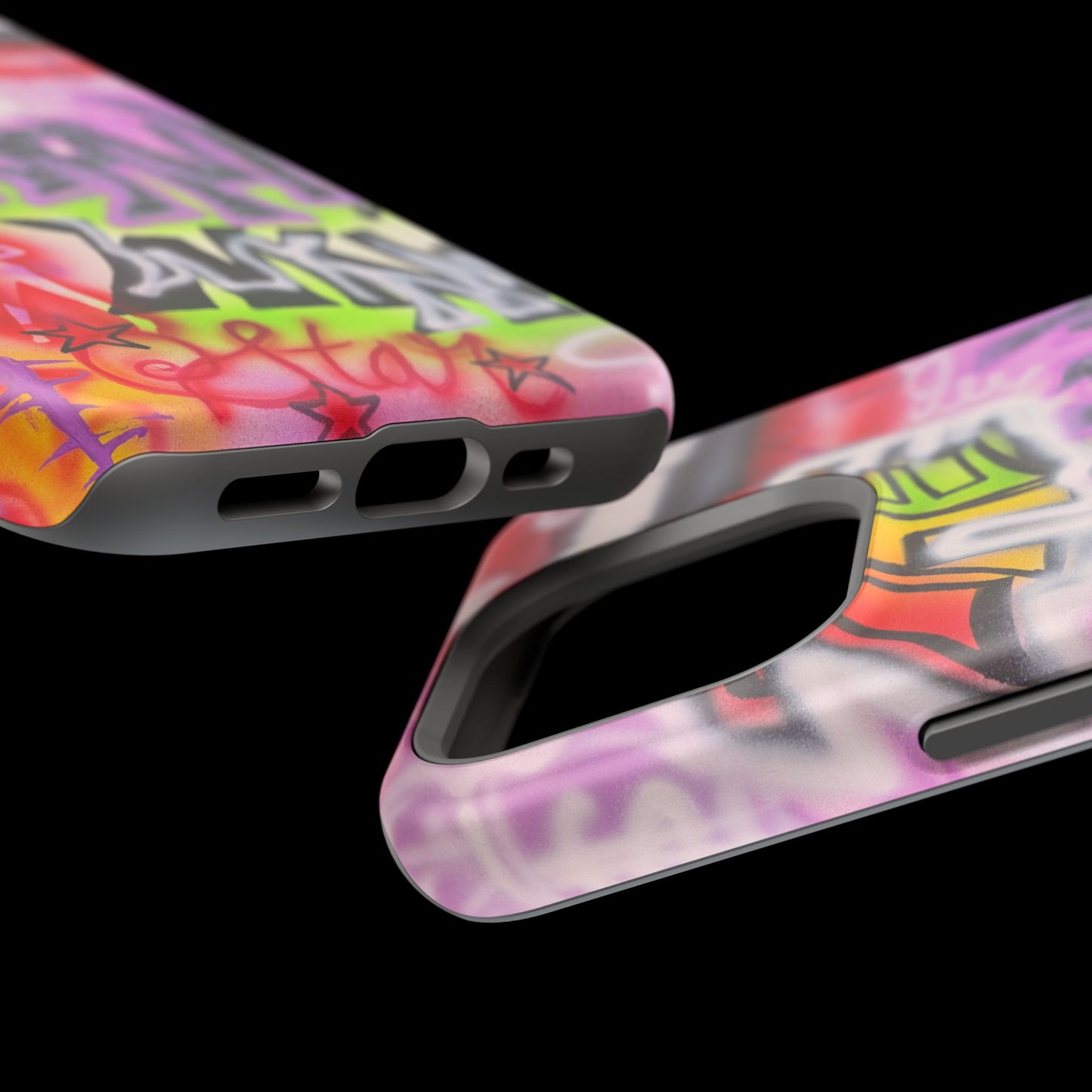 MagSafe "wynwood gold" airbrush iPhone case