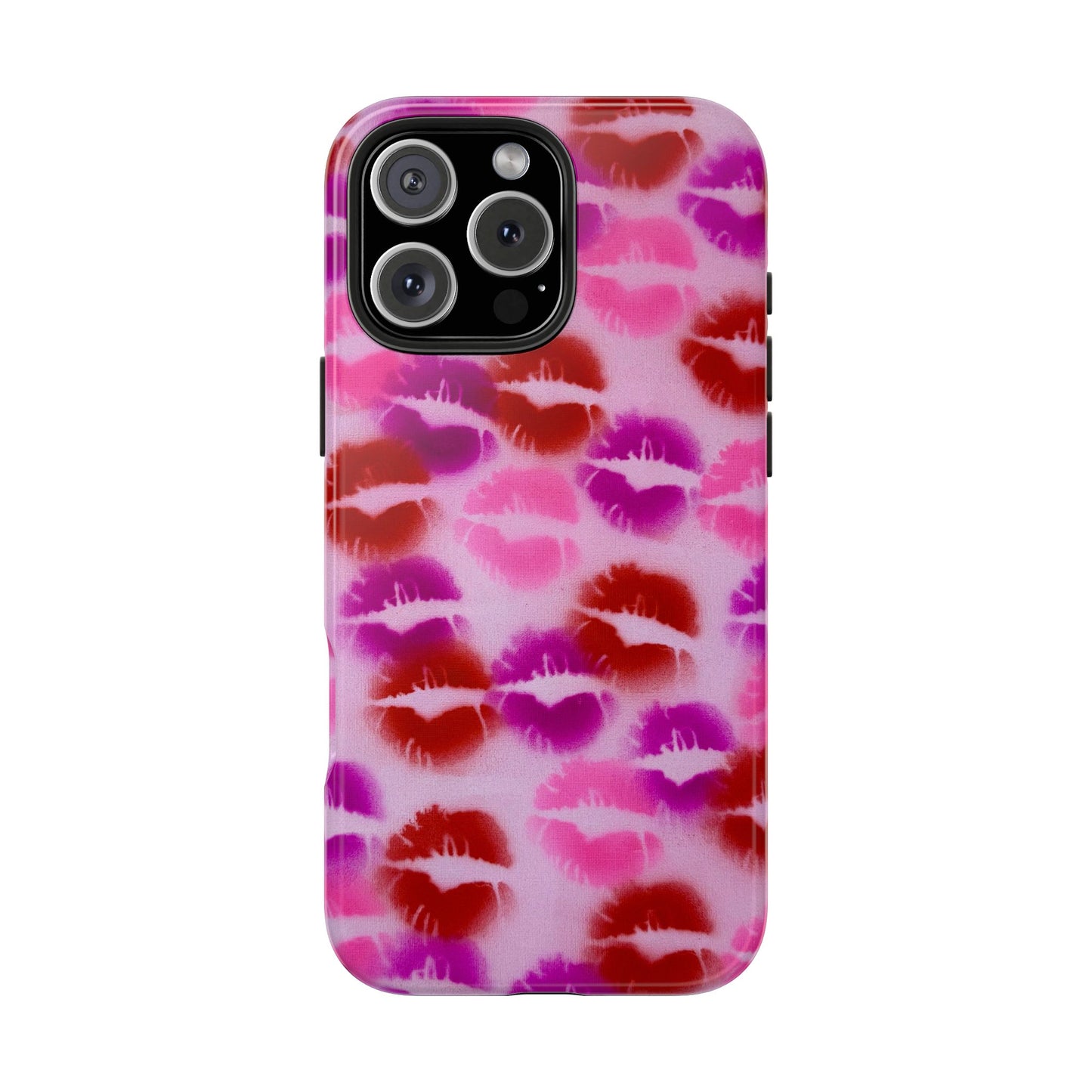 "mwah" airbrush iPhone case