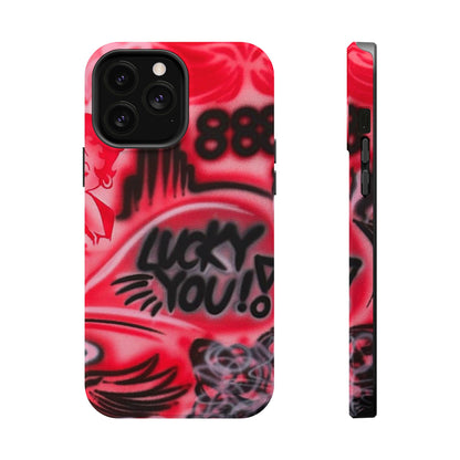 MagSafe „lucky you! pt. 2“ Airbrush iPhone Hülle