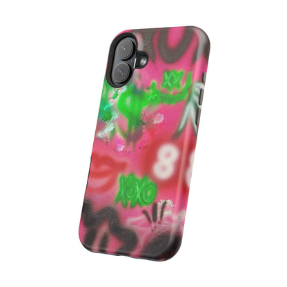 MagSafe "electr!c dreamz" Airbrush iPhone Hülle