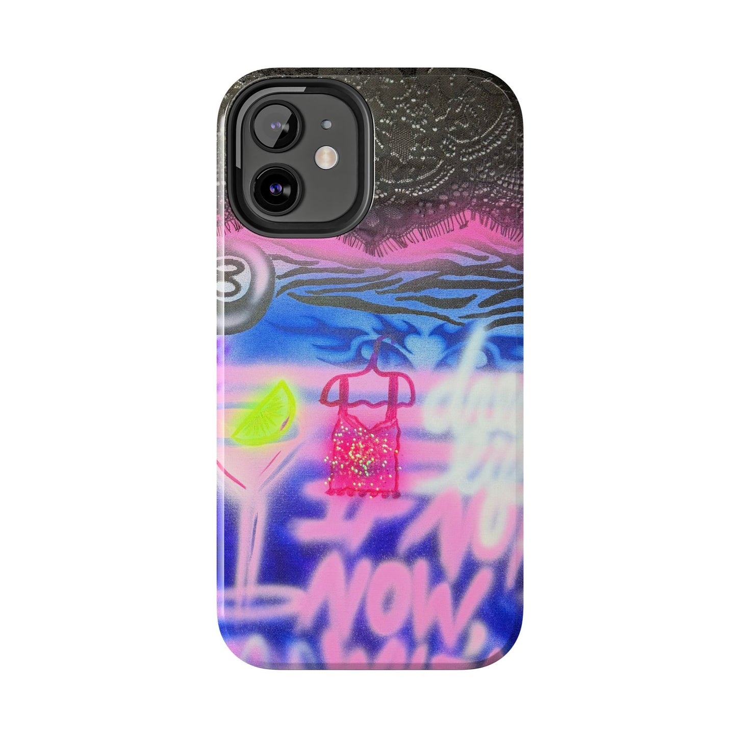 "dream life pt. 2" airbrush iPhone case