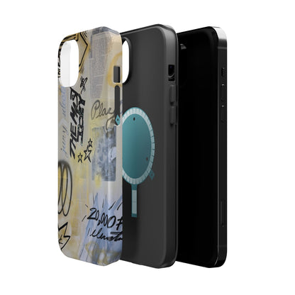 MagSafe "golden glacier" airbrush iPhone case