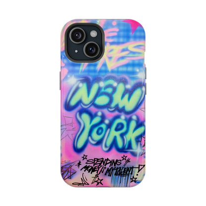 magsafe "spending $$ is my talent" airbrush iPhone case