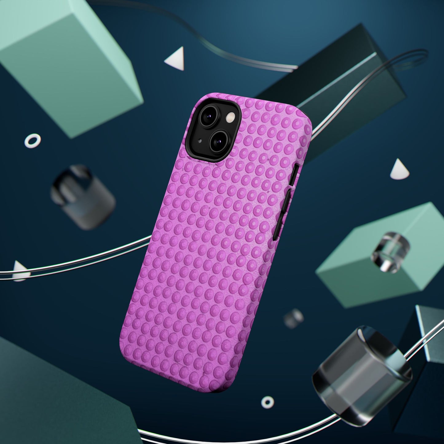 MagSafe "pink studs" airbrush iPhone case