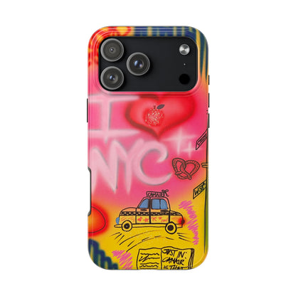 "in the city" airbrush iPhone case