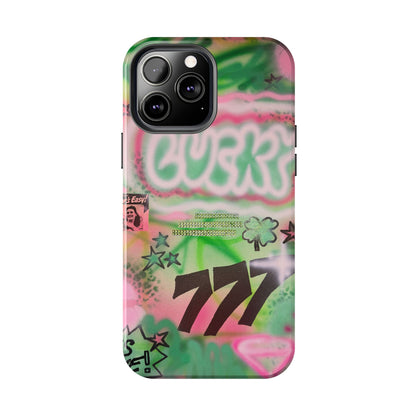 "so lucky" airbrush iPhone case