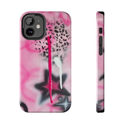 "pink cheetah" airbrush iPhone case