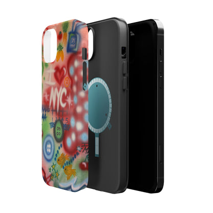 MagSafe "i <3 NYC" airbrush iPhone case