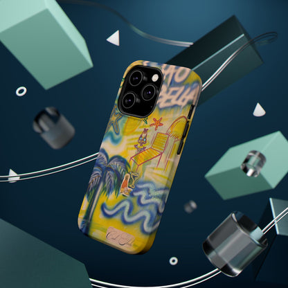 MagSafe "ciao bella" airbrush iPhone case