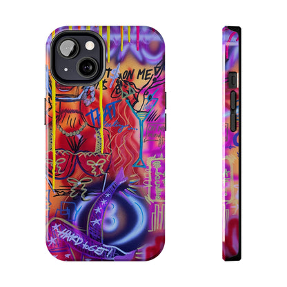 "shots on me" airbrush iPhone case