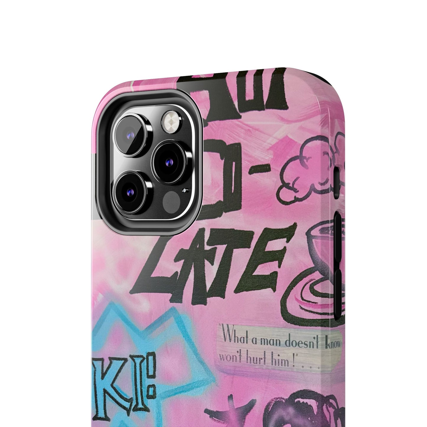 "avant le ski" airbrush iPhone case