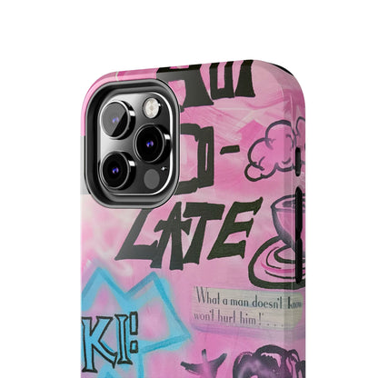 "avant le ski" airbrush iPhone case