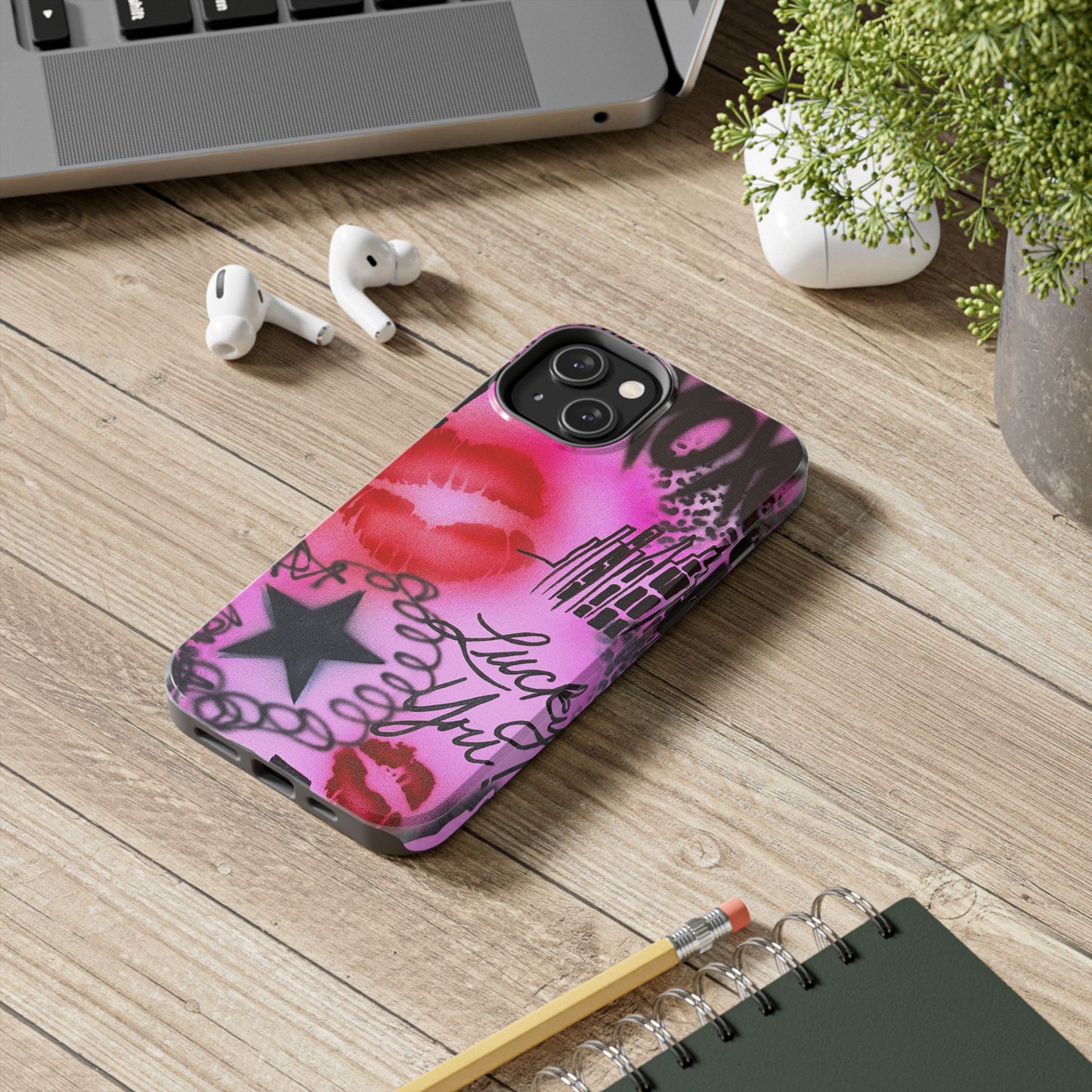 "ulterior motive" airbrush iPhone case