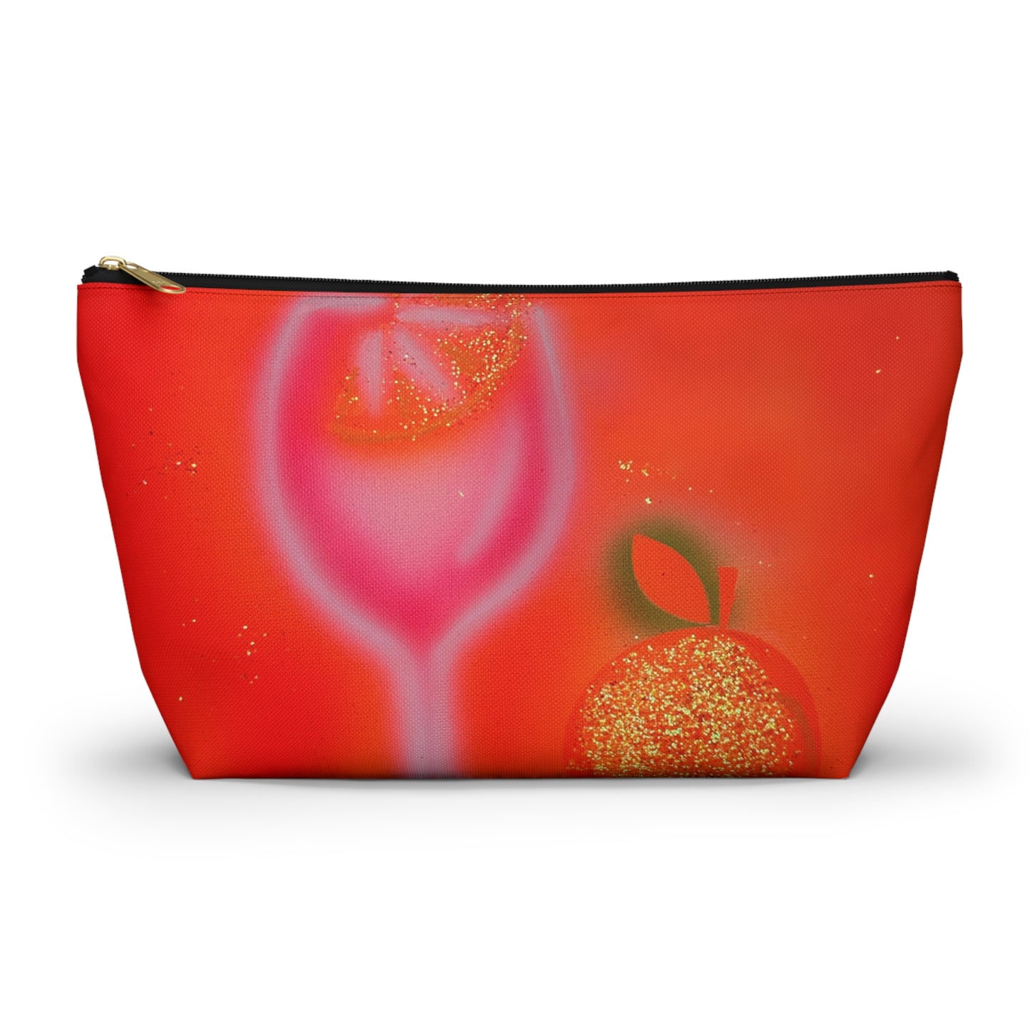 "aperol spritz" airbrush makeup pouch