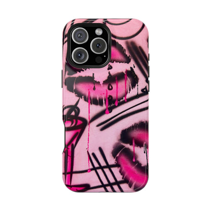 MagSafe "glossy pout" airbrush iPhone case