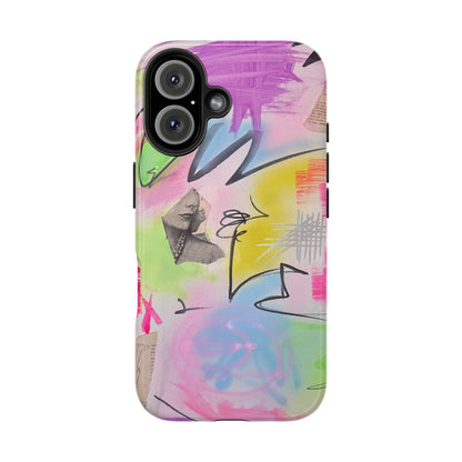 "pastel static" airbrush iPhone case