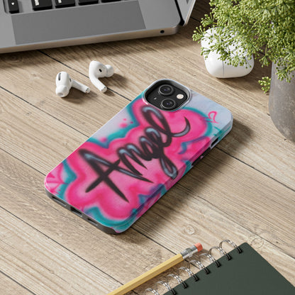"angel" airbrush iPhone case