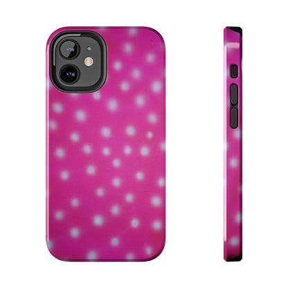 "bubblegum polka dot" airbrush iPhone case