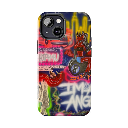 "im an angel" airbrush iPhone case