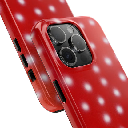 "cherry crush polka dot" airbrush iPhone case
