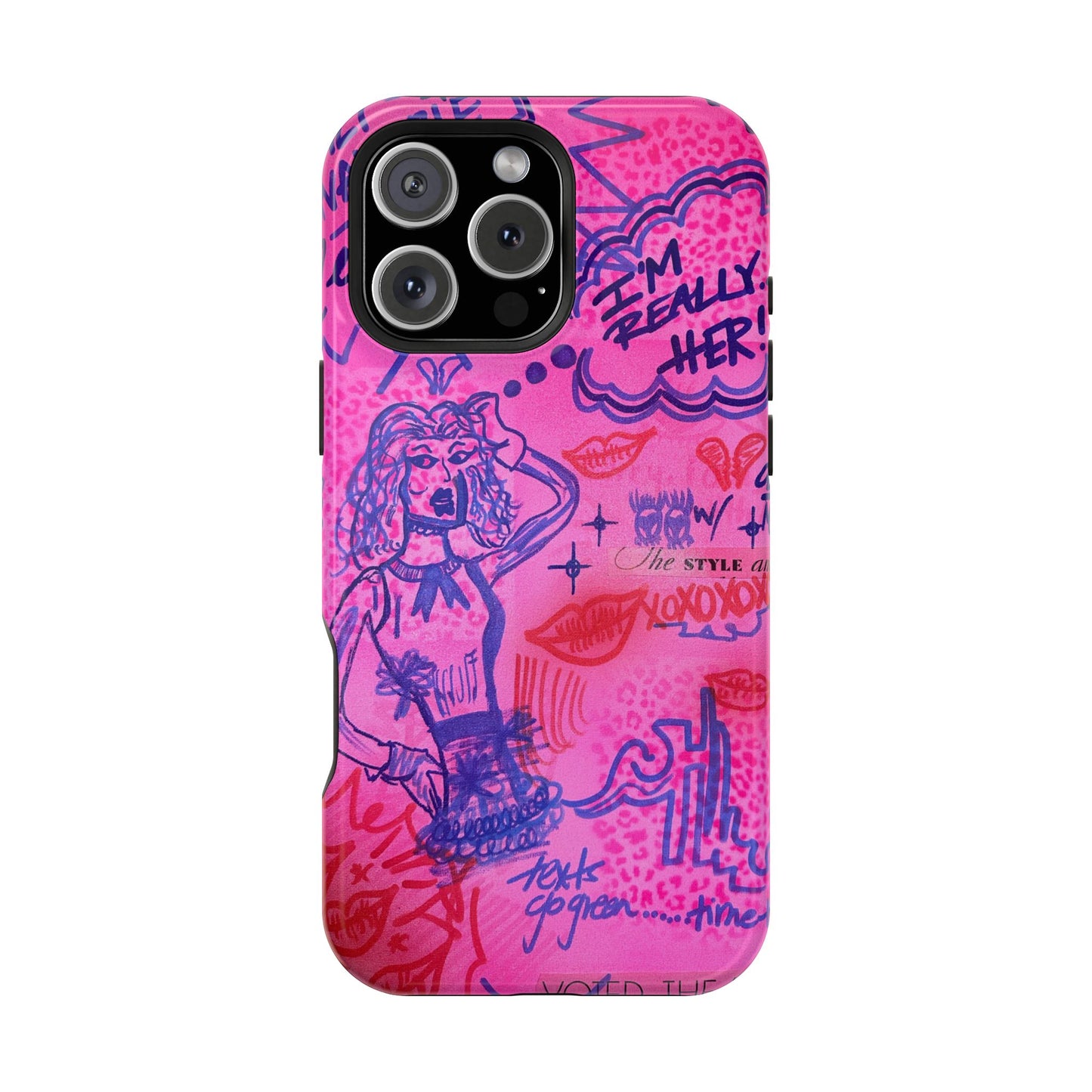 MagSafe "really HER" Airbrush iPhone-Hülle