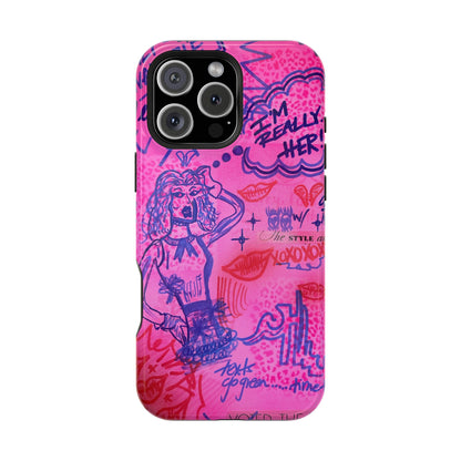 MagSafe "really HER" Airbrush iPhone-Hülle